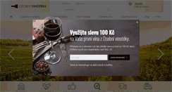 Desktop Screenshot of osobnivinoteka.cz